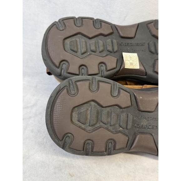 Skechers Shoes Mens Size 9.5 Brown Relaxed Fit Slip On Loafers SN 66146 - Picture 12 of 14